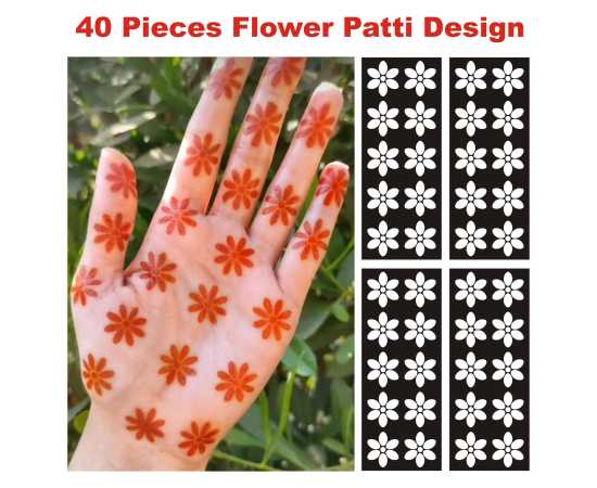 Finger Mehndi Stencils for Women