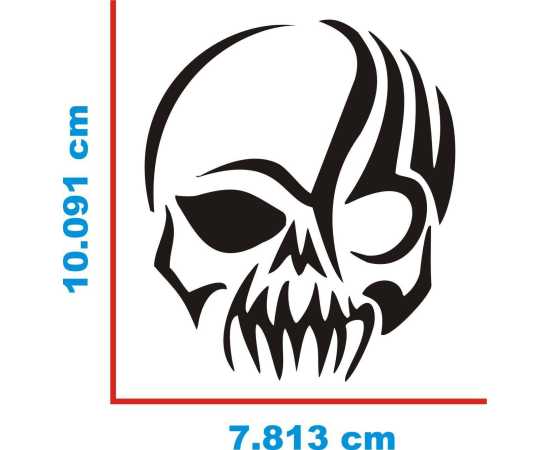 PVC Vinyl Car & Laptop Sticker - 1 PC