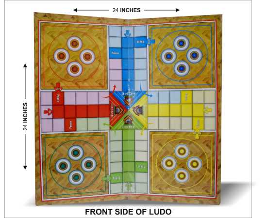 Ludo Lasani Board Game - 24 X 24 Inches