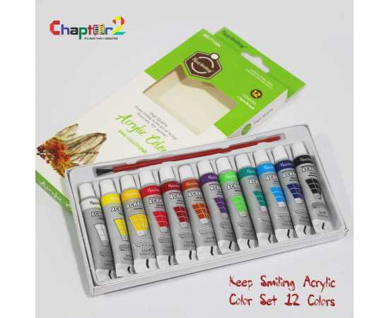 Acrylic Color 12ml Tube - Set of 12 Color