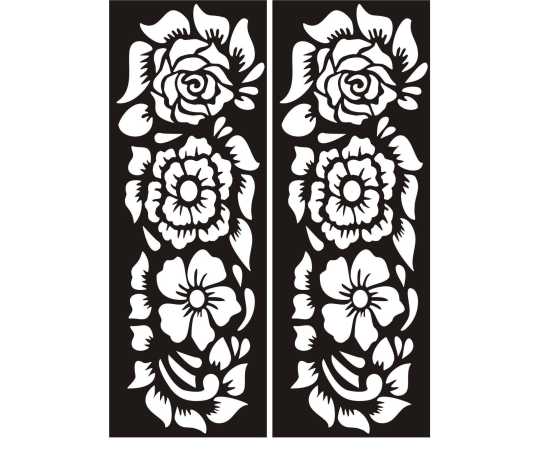 Different Designs Full Sheet Mehndi Stencils - 1 Set