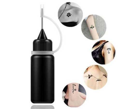 Temporary Tattoo Ink Stencil Black Colors