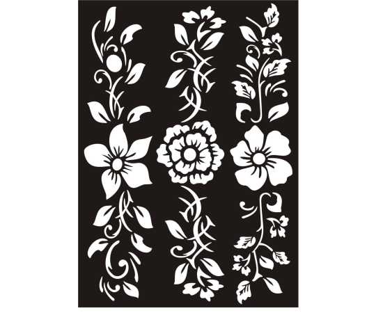 Mehndi Sheet Sticker Multi Design - 1 Piece