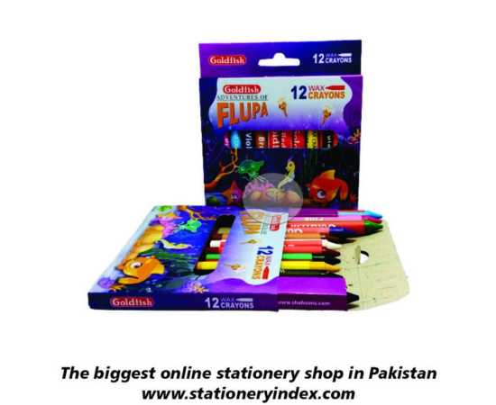 Gold Fish Small Size Crayons Color Set