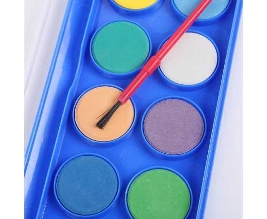 12 Water Color Solid Set
