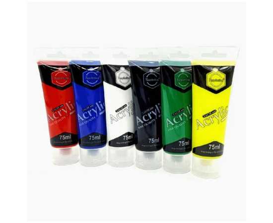 Keep Smile Acrylic Colors Set - Pack of 6