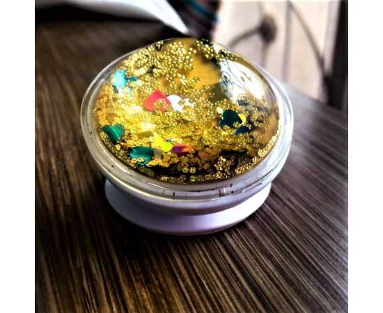 Liquid Floating Glitter Finger Grip Phone Holder