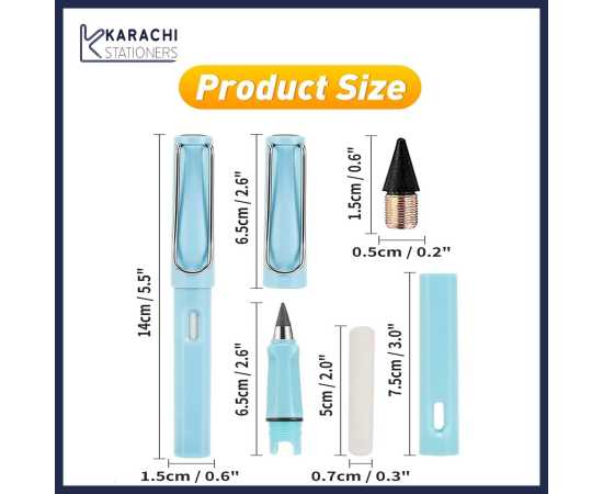 Writing Reusable Erasable Infinity Pencil for Kids - 1 Piece