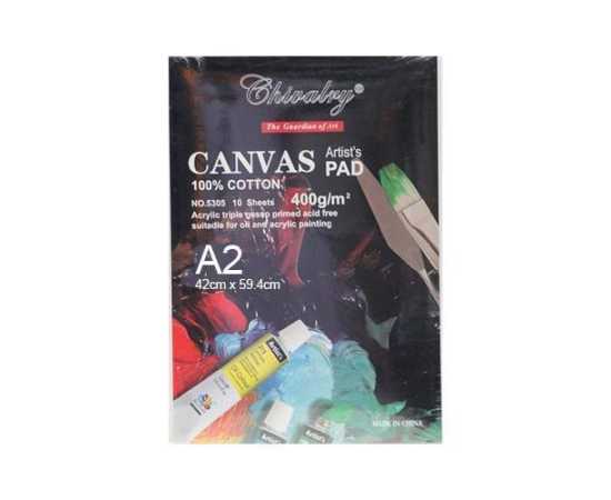 Artists Canvas Pad 400gsm A2 5305 For Oil & Acrylic Painting