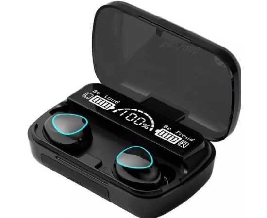 M10 TWS Wireless Bluetooth Earbuds With Touch Control - Black