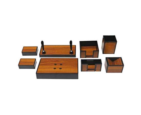 Wooden Table Set 8 pcs Set  For Any Office Or Home Desk