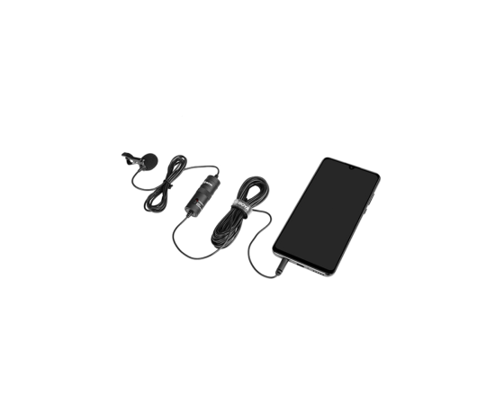 Boya BY-M1 Lavalier Collar Microphone - Black