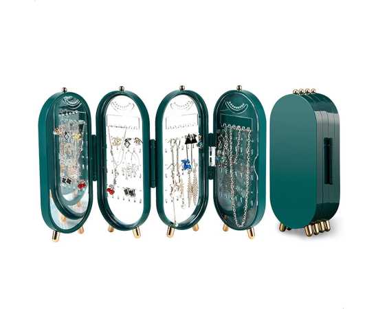 Foldable Jewelery Organizer with Mirror