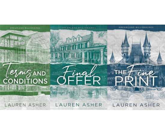 Set Of 3 - Terms and Conditions/Final Offer/The Fine Print - Novels By Lauren Asher