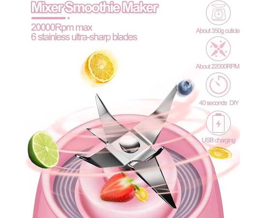 Electric Blender Bottle Juicer for Shakes and Smoothies