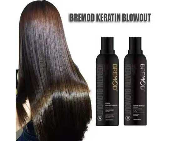 Bremod Keratin Hair Blowout Kit 250ml - Pack of 2