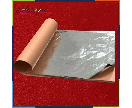 Artisan - 50 Pcs - Golden/Silver Foil Leaf Sheet