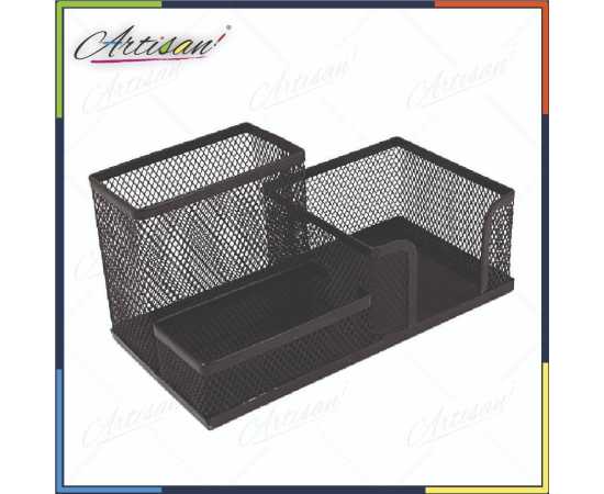 Artisan - # Metal Mesh Style Stationary Holder Desk Organizer