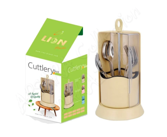 Rotating spoon cutlery set up to 28 PCS