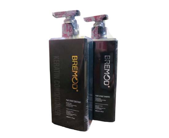 Bremod Keratin Shampoo 400ml + Keratin Conditioner 400ml