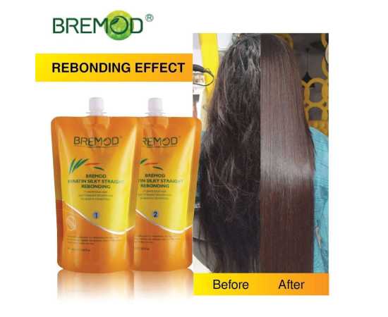 Bremod Keratin Hair Treatment Kit Silk - 800ml x 2 & 500ml x 1