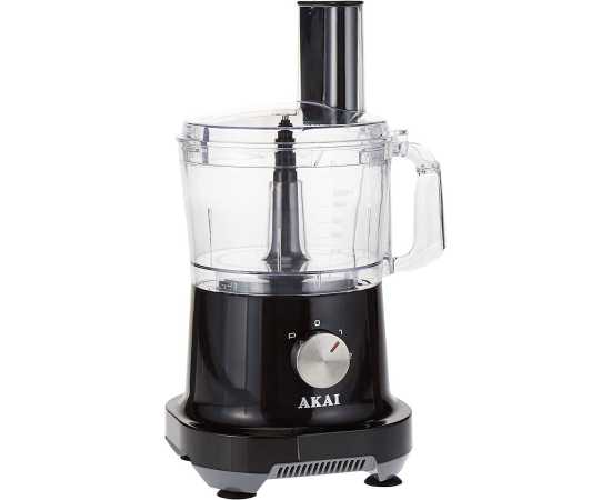 Akai 15 in 1 Food Processor FPMA-1801- Black