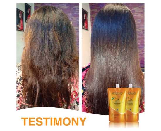 Bremod Keratin Hair Treatment Kit Silk - 800ml x 2 & 500ml x 1