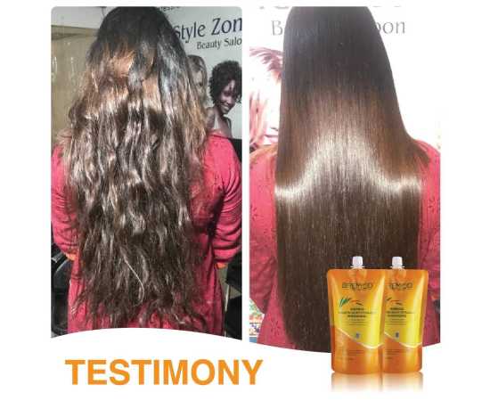 Bremod Keratin Hair Treatment Kit Silk - 800ml x 2 & 500ml x 1