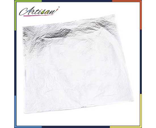 Artisan - 50 Pcs - Golden/Silver Foil Leaf Sheet