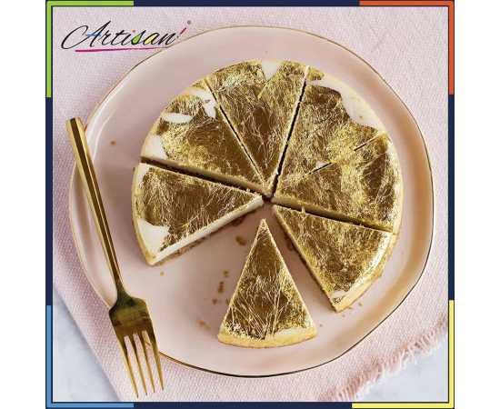 Artisan - 50 Pcs - Golden/Silver Foil Leaf Sheet