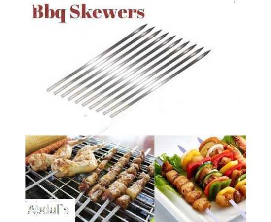 Bar B Q Kabab Seekh Stainless Steel - Pack of 6 PCS