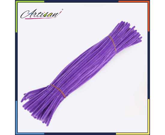 Artisan - Pack of 50 - Pipe Cleaner Velvet Sticks