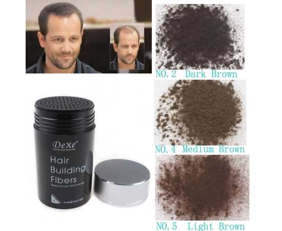 Dexe Hair Building Fiber Dark Brown Color 22g Dexe Hair Building Fiber Dark Brown Color 22g
