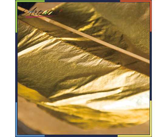 Artisan - 50 Pcs - Golden/Silver Foil Leaf Sheet