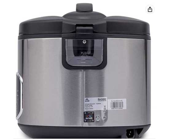 Evvoli Rice and Grain Cooker