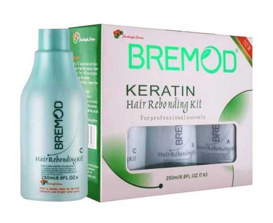 Bremod Keratin Rebounding Hair Kit 250ml - Pack of 3
