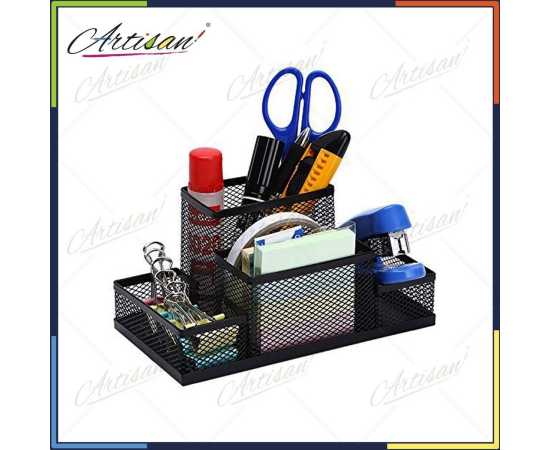 Artisan - # Metal Mesh Style Stationary Holder Desk Organizer