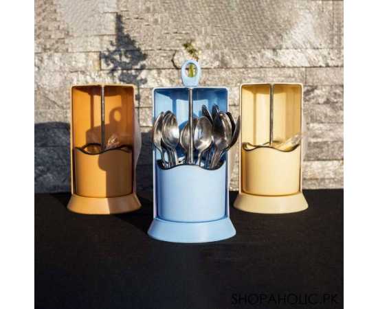 Rotating spoon cutlery set up to 28 PCS