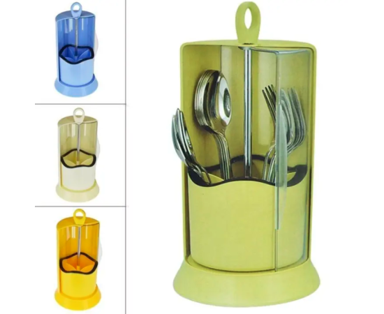 Rotating spoon cutlery set up to 28 PCS