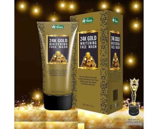 Dr Romia 24K Gold Whitening Facewash 120ml