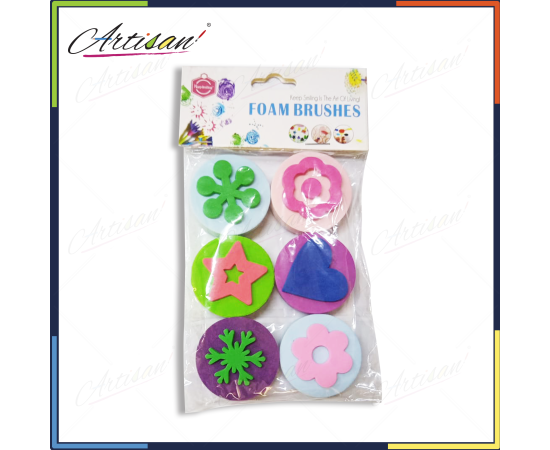 Artisan - Pack of 6 PCS Small Graffit Drawing Stamp DIY Foam