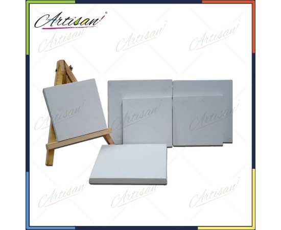 Artisan - 7 Pcs Value Pack Primed Coated Canvas Set Artisan - 7 Pcs Value Pack Primed Coated Canvas Set