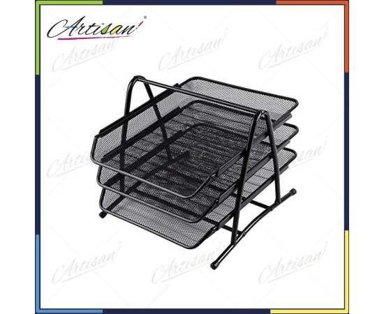 Artisan 3 Tier Heavy Duty Metal Letter Tray