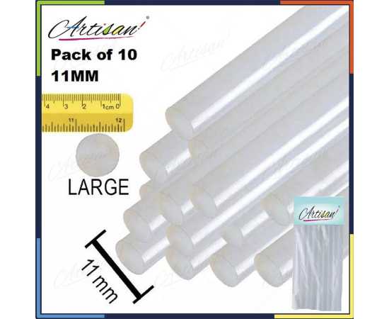 Artisan - Pack of 10 - 11mm Large Glue Sticks