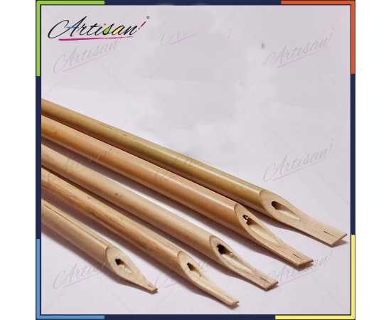 Artisan - Pack Of 5 Different Style Calligraphy Bamboo Pen
