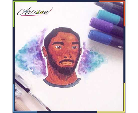 Artisan - SignMe Pack of 18 Dual Tip Watercolor Brush Markers