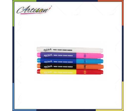 Artisan - 5 PCS Magic Color Change Markers - MMKC0206