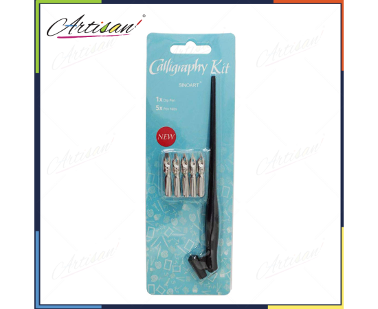Artisan - Oblique holder Calligraphy Dip Pen Set