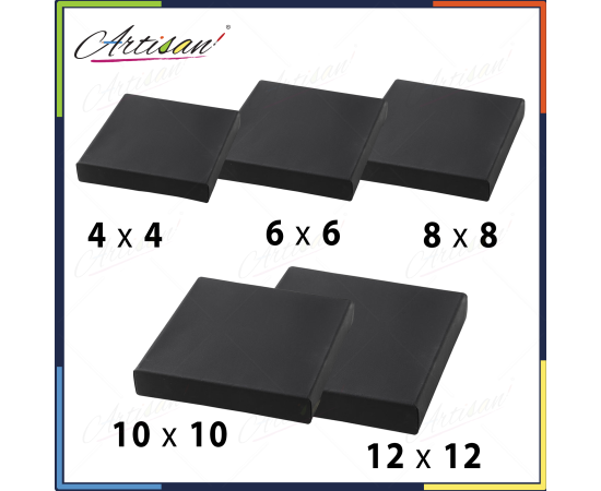 Artisan - 5 Pcs Black Combo Pack Coated Canvas Set