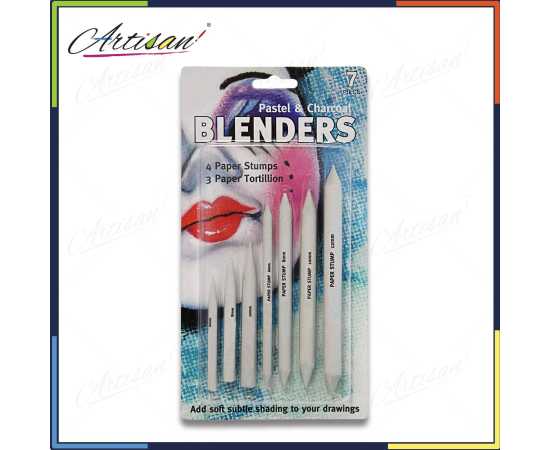 Artisan - 7 Pcs Pastel & Charcoal Blenders
